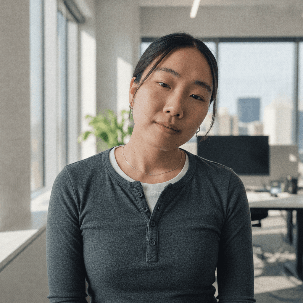 Startup headshot example (AI demo subject)